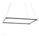 Z-Bar LED 25.98 inch Matte Black Pendant Ceiling Light, Square